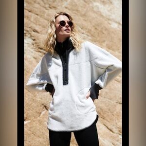 Free People Movement Reversible Cozy Oversized Sweatshirt